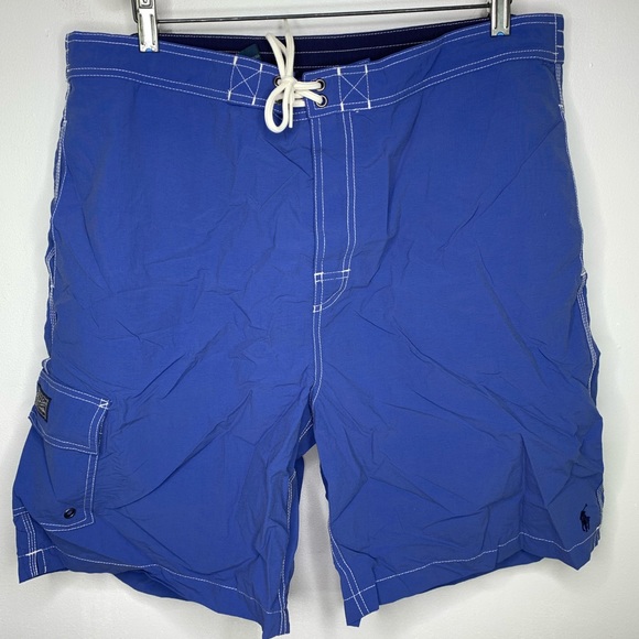 Polo Ralph Lauren Other - Polo Ralph Lauren XXL Blue Pocketed Swim Trunk